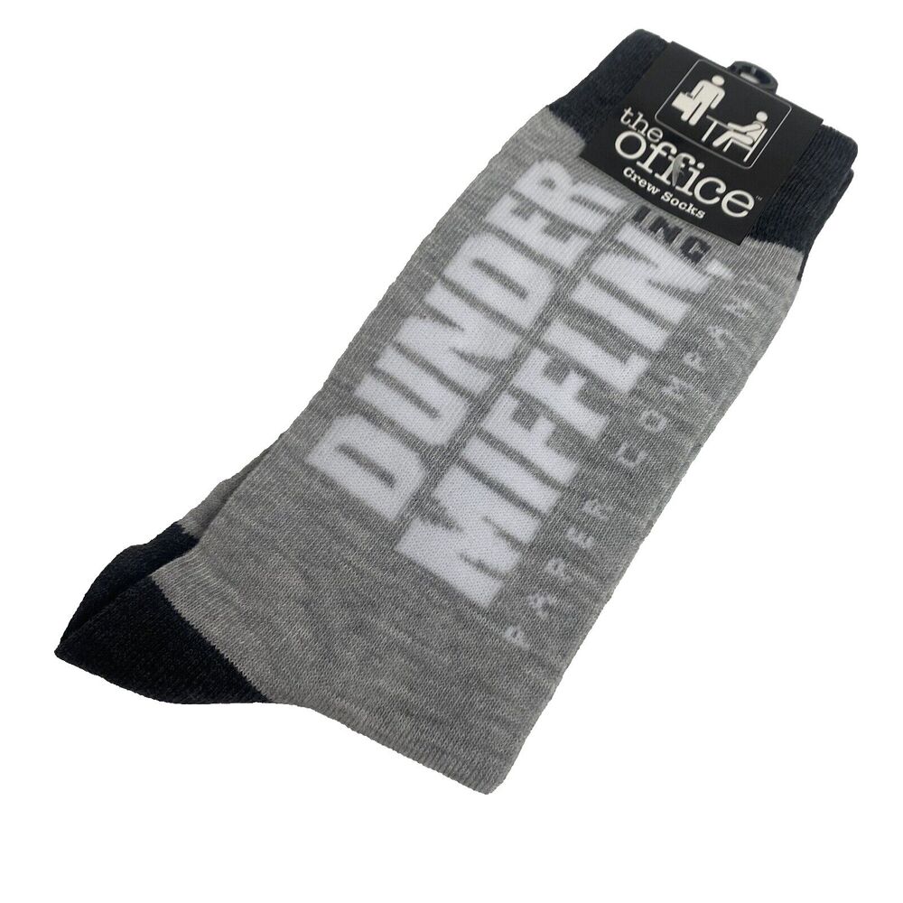 Culturefly The Office Crew Socks Dunder Mifflin  Paper Company Novelty Fun Gift